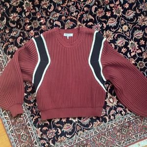 Thick knit frame sweater